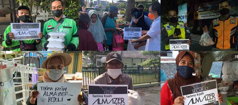 Bantu Warga Terdampak PPKM, ALMAZ OwnER Indonesia Gelar ALMAZER Peduli